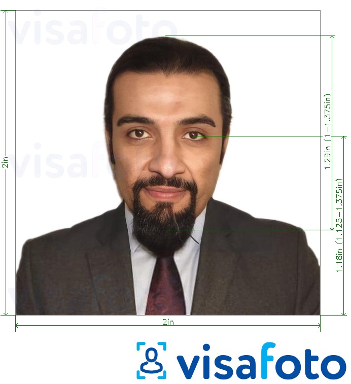 Primjer fotografije za Registrirani dolasci UAE 600x600 piksela s točno određenom veličinom