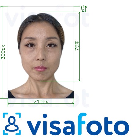 Primjer fotografije za Licencirani ljekarnik 215x300 piksela s točno određenom veličinom